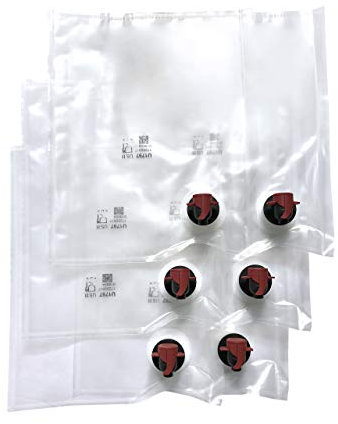 ASTROPAQ 6 Stück Einweg-BIB-Beutel für Du-Vino, Menü-Baggy, Kippling-Covert, Gepäck, AstroChill Wein-/Getränke-Kühltaschen