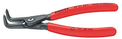 Knipex 4921A31SBA External Angled Precision Retaining Ring Pliers 8.5-Inch