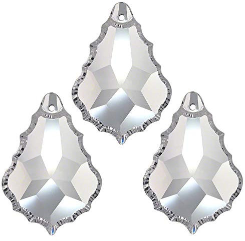 6X Regenbogenkristall Venezia 76mm Crystal 30% PbO ~ Kronleuchter Lüster Kandelaber