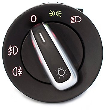 Lichtschalter modern hell 5ND941431A 1K0941431Q Scheinwerferschalter Hauptlichschalter Licht Schalter Neu