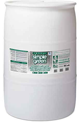 Simple Green 19055 Crystal Industrial Cleaner/Degreaser, 55gal Drum