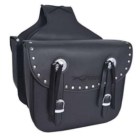 A-Pro Custom Motorcycle Biker Ren Forced Saddle Bag Luggage Motorbike Saddle Bags