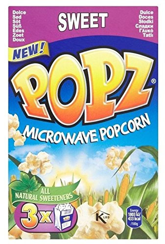 Popz Microondas Palomitas De Maíz Dulce 3 X 90g (Paquete de 6)