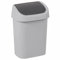 Curver Mistral Abfalleimer 50L Schaukel, Plastik, Grey, 1.1 x 1.1 cm, 8-Einheiten