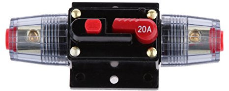 12v-24v Auto Disjoncteur étanche Ampères Commutateur De Réarmement Manuel En Ligne - SKCB-02, 20A