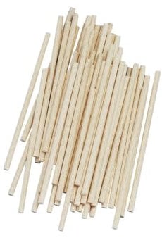 Rayher 6121531 Lot de 60 bois de bricolage 100 mm de diamètre 4 mm