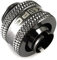XSPC G1/4 Kompression Fitting for 3/8 ID 1/2 OD 13/10mm Tubing Black Chrome