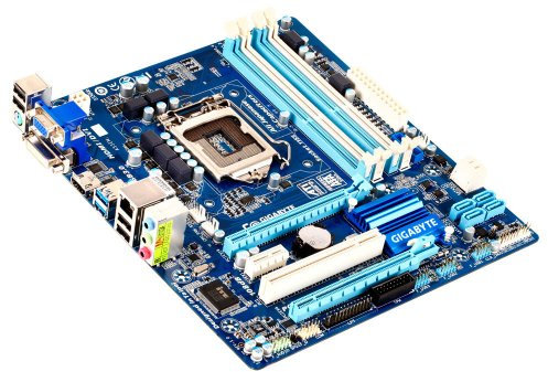 Gigabyte GA-Z77M-D3H Sockel 1155 Mainboard (Micro-ATX, 4X DDR3 Speicher, HDMI, DVI-D, 2X SATA III, 4X USB 3.0)