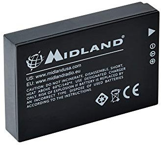 Midland C1124 Batteria Litio, Nero