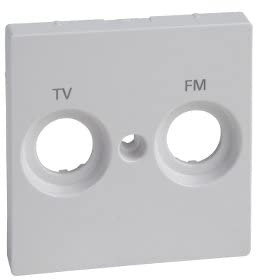 Schneider Electric MTN299925 Caratula Toma TV/FM, Blanco Activo