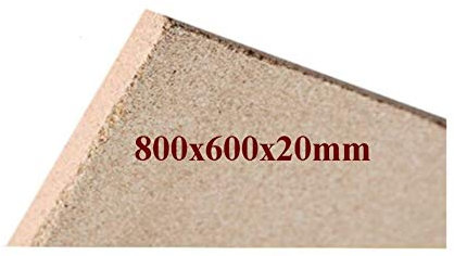 Vermiculite Brandschutzplatte | 800x600x20mm | Schamotte-Ersatz