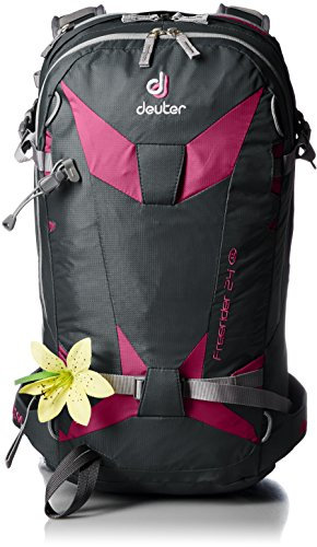Deuter Freerider 24 SL, Unisex-Erwachsene Rucksack, Mehrfarbig (Graphite/Magenta), 24x36x45 cm (W x H L)