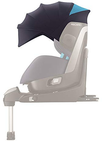 Recaro Kids, Sonnendach für Isofix Kindersitze Zero.1 und Zero.1 Elite, UV-Schutz 40+, mit ausklappbarem Sonnenschutz, Optimale Luftzirkulation, Xenon Blue