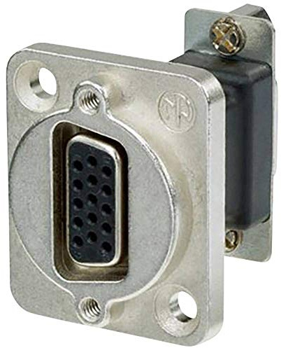 Neutrik NADB15FF-B D-SUB Durchgangs-Einbaubuchse