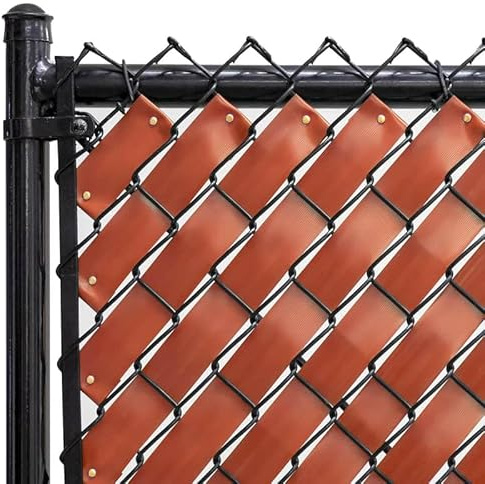 Fenpro Nastro per la privacy della recinzione a catena (sequoia)
