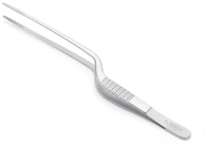 DE BUYER -4237.20 -pince gd.coude inox de presentation 20cm, Argent
