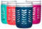 JarJackets Silicone Mason Jar Protector Sleeve - Fits 490ml (1 pint) Wide-Mouth Jars | Package of 4 (Multicolor)
