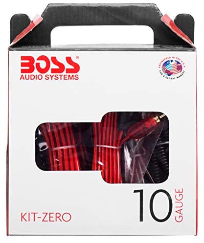 Boss Audio Systems Kit de sujetación de cable de audio de 10 cm para amplificador