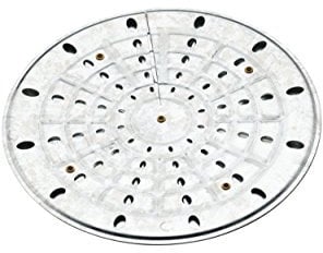 KitchenCraft Stovetop Heat Diffuser / Simmer Ring, 18 cm (7), Silver