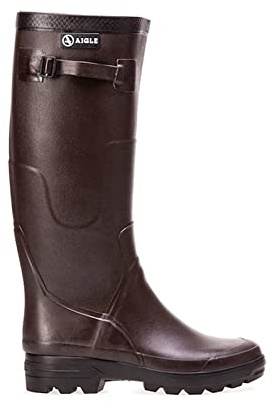 Aigle Homme Benyl M. Bottes bottines de pluie, Marron Brown Brun, 45 EU