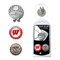 Team Golf Unisex-Erwachsene 23947 Wisconsin Badgers Cap Clip mit 2 Golfballmarkern, Verschiedene Teamfarben, Einheitsgröße