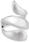 Vinani Damen Ring 925 Silber - Schlange gedreht glänzend gebürstet - Sterling Silber 925 für Frauen - Gr. 60 RSG60