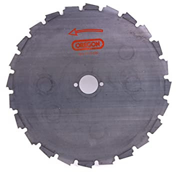 Oregon Brushcutter Saw Blade 200mm,25.4mm Centre Hole for Cutting Thick Woody Vegetation including Stems and Thickets, Professional and Heavy Duty, EIA Type for 30cc+ Trimmers and Larger Clearing Saws