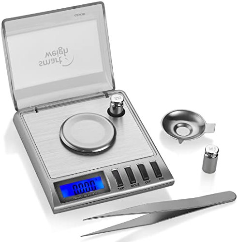 Smart Weigh GEM20 Balance intelligente numérique haute précision 20x0.001g. Idéale pour peser les pierres précieuses, les bijoux et autres objets précieux