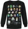 Minecraft Boys Jumper Kinder Sprites Creeper Pig Black Sweatshirt Sweater 9-10 Jahre