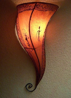 Marrakesch Orient & Mediterran Interior Marokkanische Wandlampe Suma Orange
