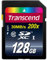 Transcend TS128GSDXC10 - Tarjeta de Memoria SDXC de 128 GB (Clase 10)