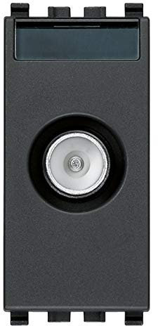 Vimar Presa Tv-Rd-Sat Passante, Grigio