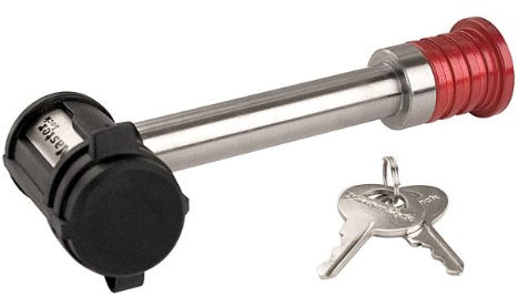 Master Lock Empfängerschloss, Edelstahl, Barbell™ Empfängerschloss, passend für 1,6 cm Empfänger, 1469DAT