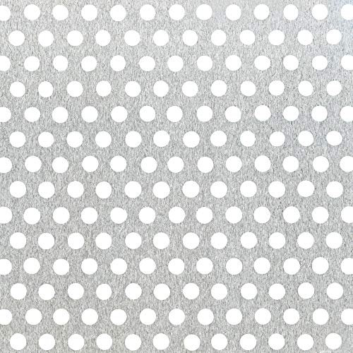 Alberts 464240 Lochblech | runde Lochung | Aluminium, natur | 250 x 500 x 0,8 mm