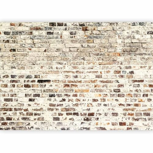 murando – Papier peint intissé 350x256 cm – Papier peint – Trompe l oeil – Tableaux muraux déco XXL – Brique f-A-0411-a-d