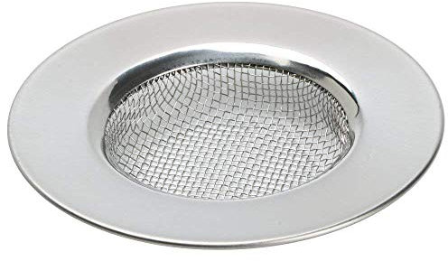 Filtro de fregadero para ducha - Recogedor de pelo con orificio de enchufe - Se adapta a desagües de fregadero de baño o cocina - Filtro de drenaje de fregadero de malla de acero inoxidable - TRIXES