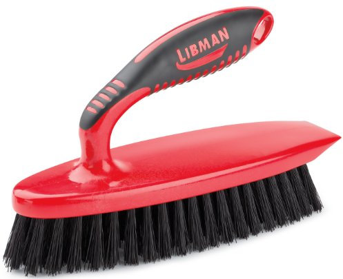 Libman 525 Iron Handle Scrub Brush Red 7.5x3,PK6