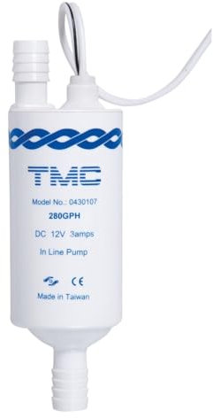 Pompa in Linea 12V. Pompa Acqua taniche e Serbatoi Barca ROULOTTE Camper