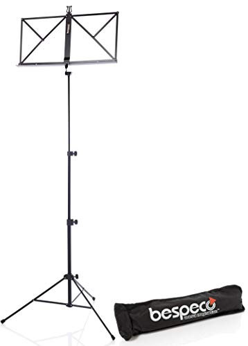 Bespeco BP1EXN Notenpult mit Tasche schwarz