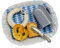 Miniblings Oktoberfest Teller Brosche Essen Wiesn Bier Brezel Wurst Toast Messer - Handmade Modeschmuck I Anstecknadel Button Pins