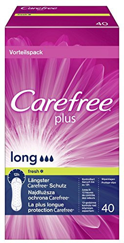 Carefree Slipeinlagen Long Plus fresh, 40er Packung
