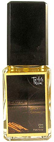 Original Teufelsküche Patchouli Spicy Cinnamon – Vintage-Patchouli & feuriger Zimt, Eau de Parfum uni, Gothic Parfum, 25 ml Spray, Gotik Patchouly