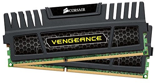 Corsair CMZ8GX3M2A1600C8 Vengeance 8GB (2x4GB) DDR3 1600 Mhz CL8 XMP Performance Desktop Memory Kit Black