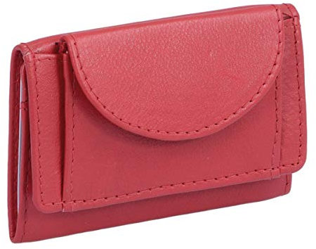 LEAS Minibörse Echt-Leder, rot Mini-Edition''