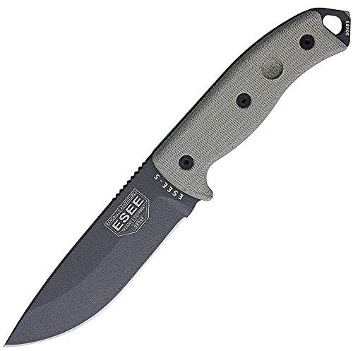 ESEE, Outdoormesser | Klingenlänge: 13.34 cm, Griff: Micarta, Model 5 Tactical