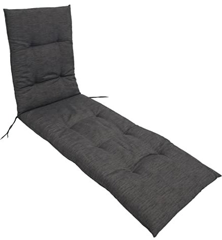 DEGAMO Liegenauflage Polsterauflage Arizona für Gartenliege 190x58cm, Uni - anthrazit