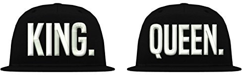 TRVPPY 5 Panel Snapback Cap Modell King, Weiß-Navyblau