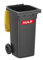Sulo CITYBAC VARIO Poubelle 120 L Gris RAL7021 Couvercle jaune RAL1018