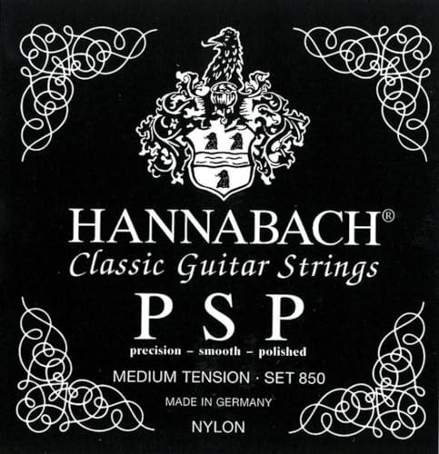 Hannabach Gitarrensaiten Serie 850 Medium Tension PSP Satz | Medium Tension, mittlere Spannung