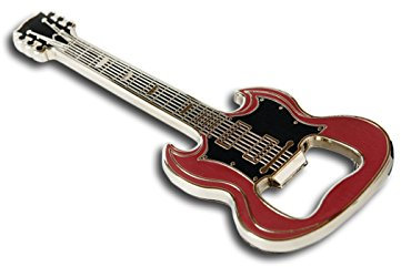 Flaschenöffner Gitarre Classic bordeaux